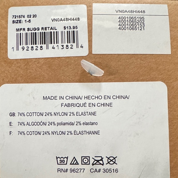 NWT: Vans Checkerboard Logo 3PK
No-Show Socks - Picture 7 of 7